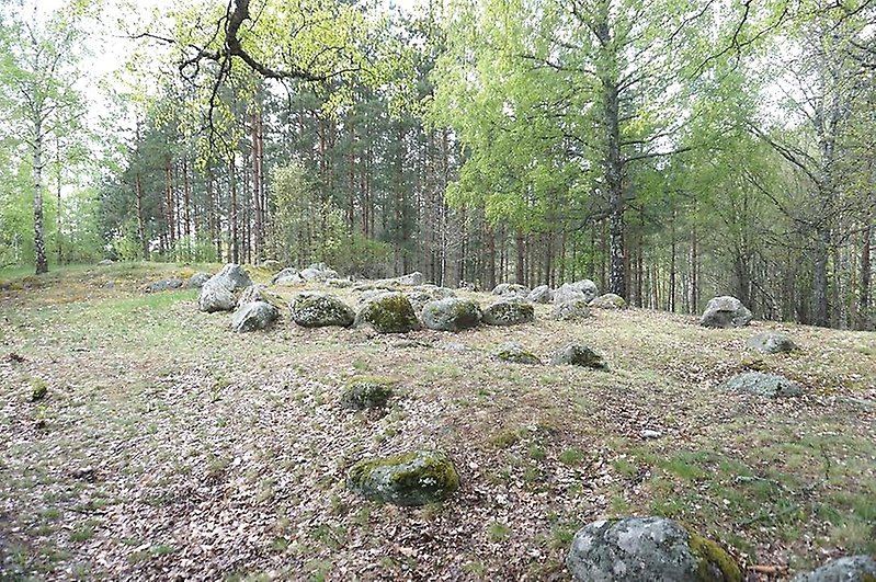 Stengravar på Badelundaåsen. Foto: Johanna Ljung
